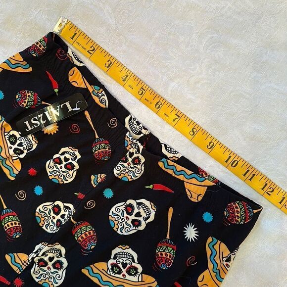 Sugar Skull Leggings size XL Plus - Picture 5 of 9